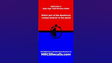 MRCS Part A Daily Revision Bullet