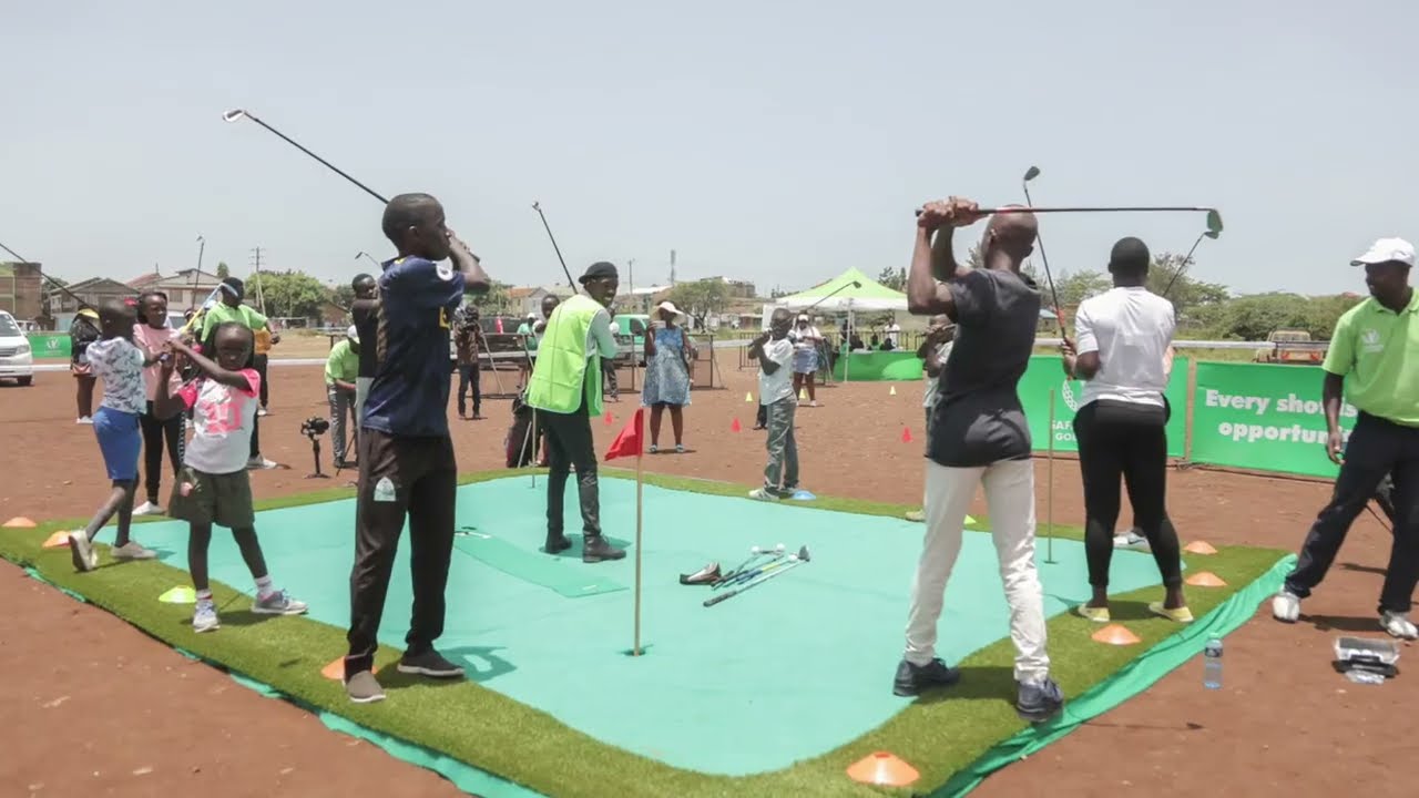 Safaricom Golf Tour | Golf Mtaani Training Session at Lolwe Grounds