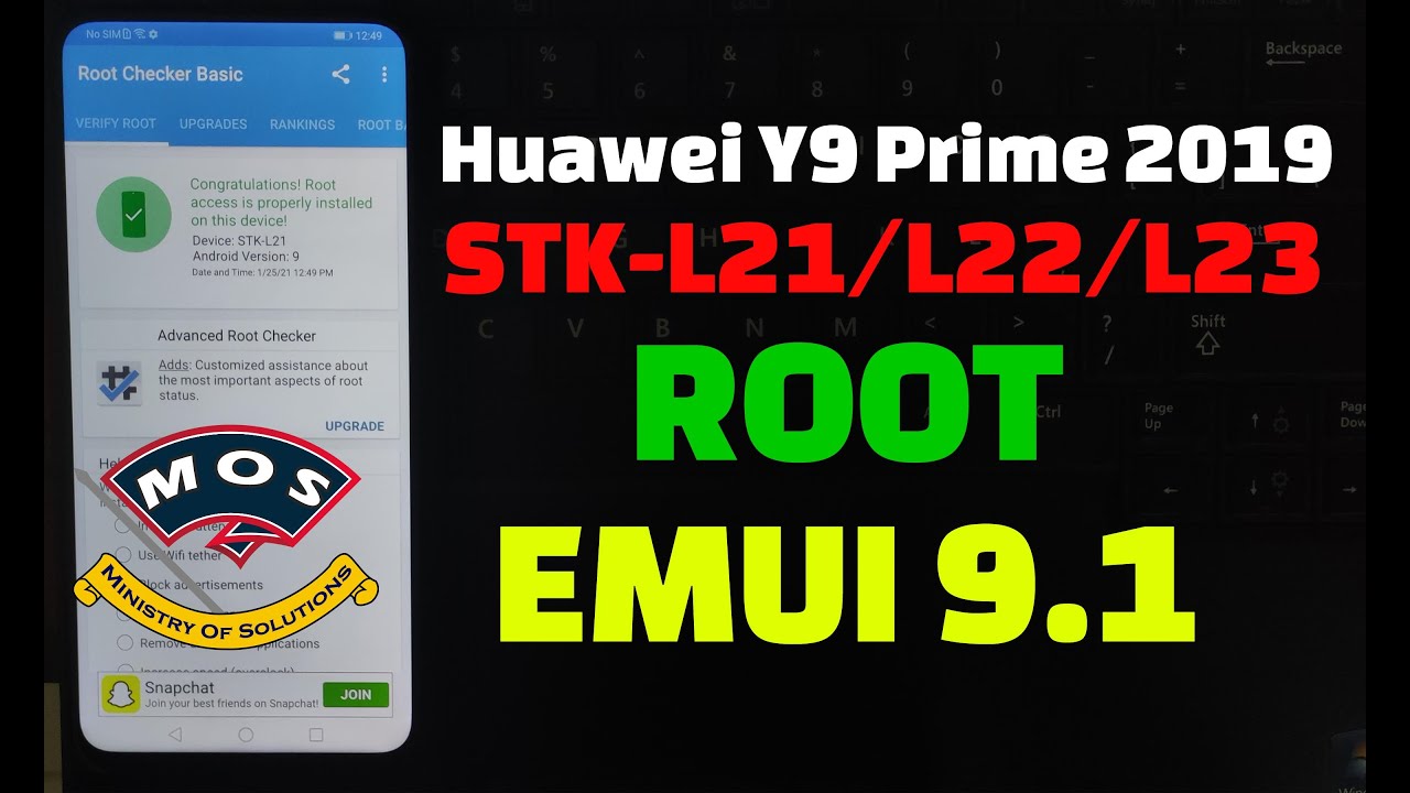 How To Root Huawei Y9 Prime 2019