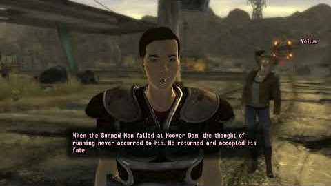 Velius on Nipton and betrayal of Caesar (Fallout New Vegas)