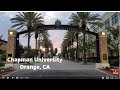 Walking tour of chapman university  orange ca