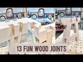 13 fun woodwork joints