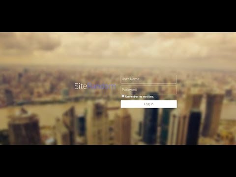 Design Beautiful ASP.NET Login Form with best CSS template