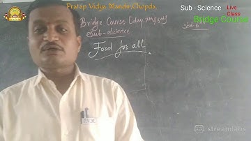 Std 6th Science Bridge Course day 7&8