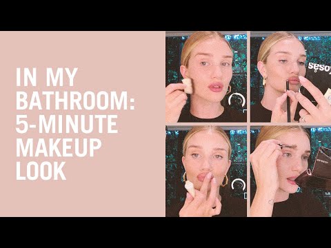 Rosie Huntington-Whiteley shares her 5-minute everyday makeup look
