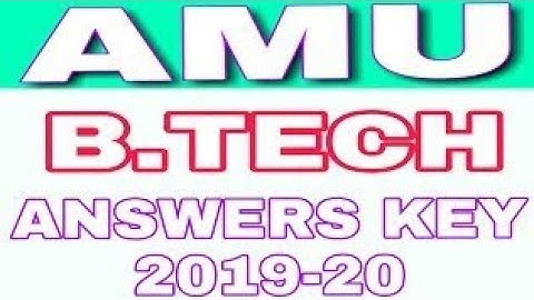 Amu btech (aligarh Muslims university )2019   B.Tech  entrance exam questions paper btech