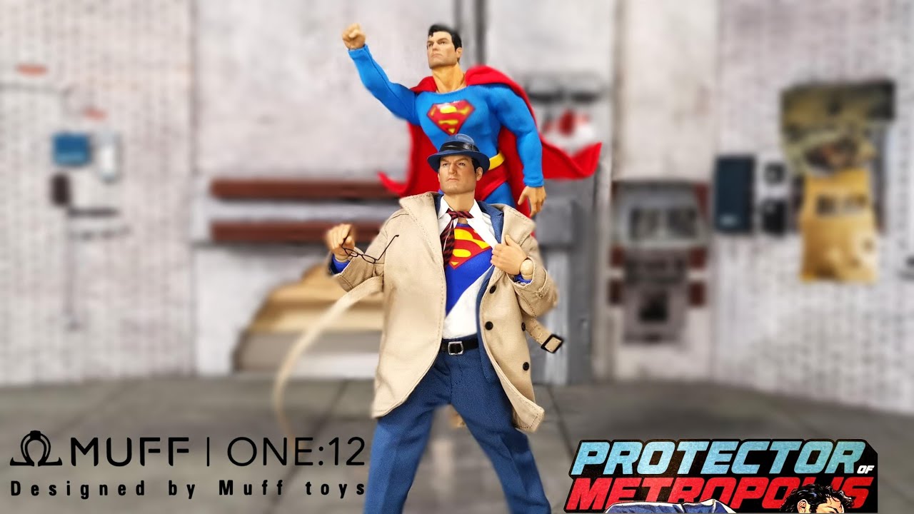 Muff Toys Protector of Metropolis (Clark Kent Superman) 1/12 action figure Unboxing & REVIEW #dc