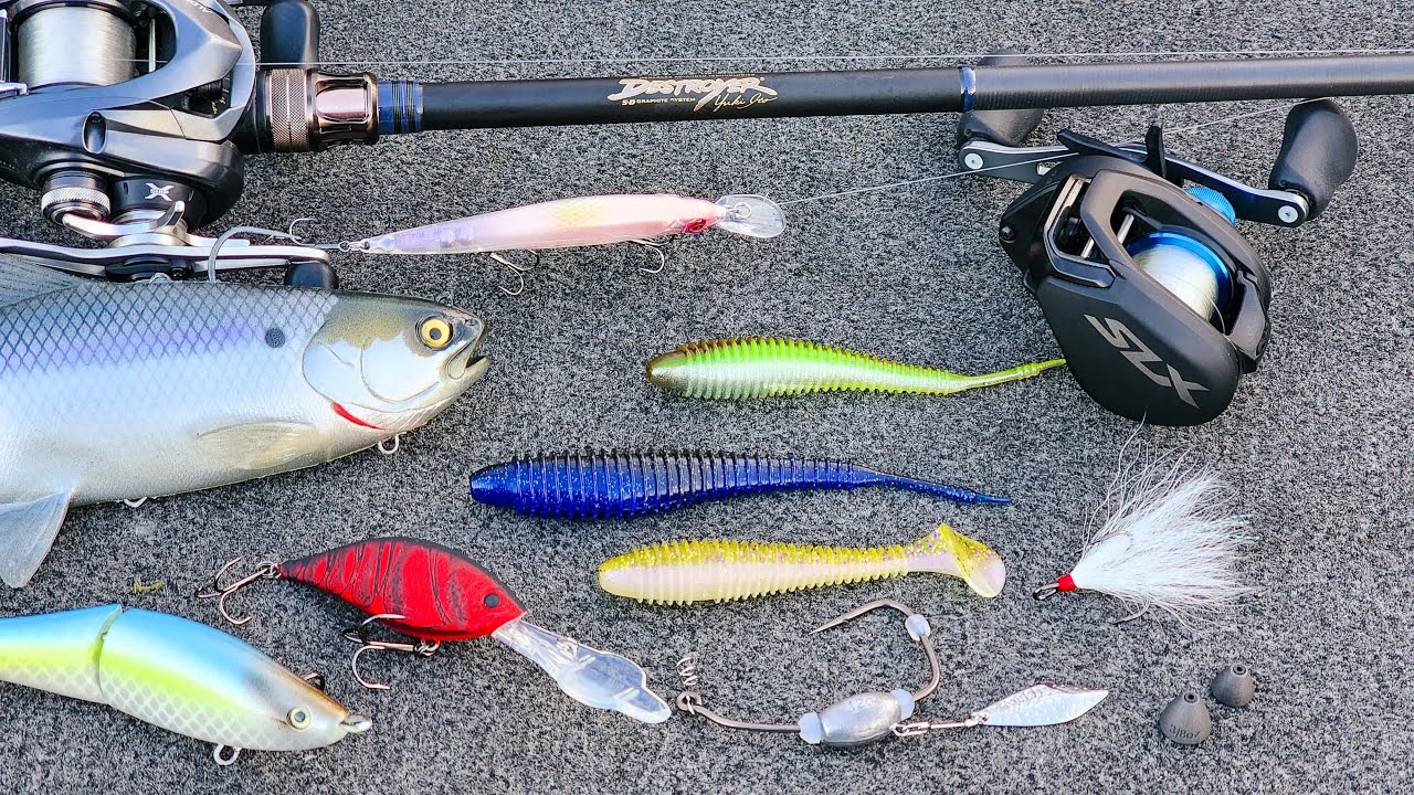 Bass Fishing Gear Review: Megabass Destroyer P5, Shimano SLX A