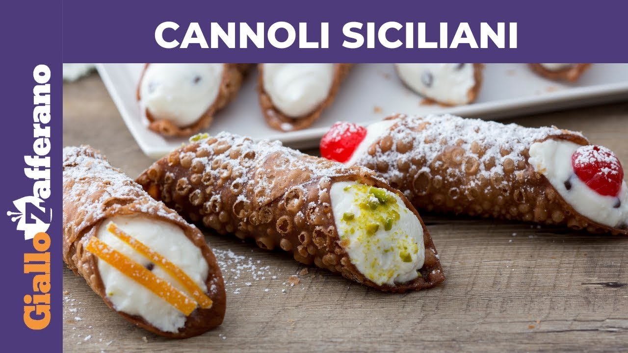 Cannoli Siciliani Ricetta Originale Youtube