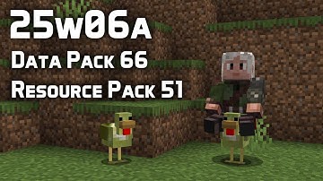 News in Data Pack Version 66 and Resource Pack Version 51 (25w06a)