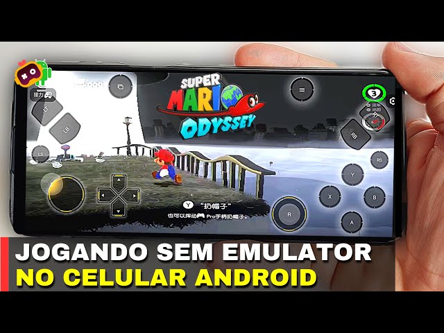 SUPER Mario Odyssey - no CELULAR ANDROID, M4tei o Primeiro Chefe