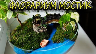 Флорариум с мостиком. [Надежда и мир]