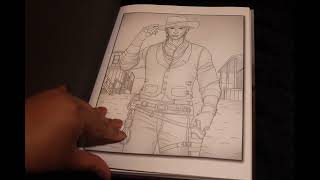 Old Western by Damita VictoriaAdult Coloring Book Flip-Thru