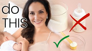 SNS | The Baby Bottle Alternative to INCREASE Breastmilk! #baby