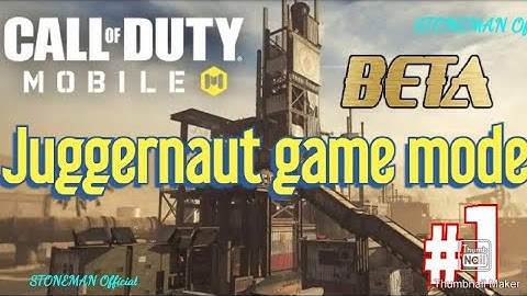 Juggernaut game mode in cod mobile