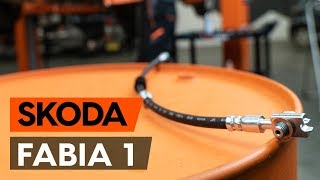 Montavimo Stabdžių žarnelės videoinstrukcija SKODA FABIA