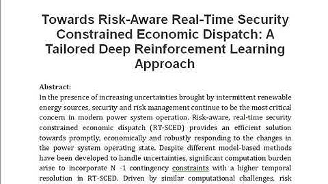 Towards Risk Aware Real Time Security Constrained Economic Dispatch A Tailored Deep Reinforcement Le
