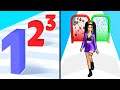 Number Master: Run and merge vs Build a Queen Gameplay