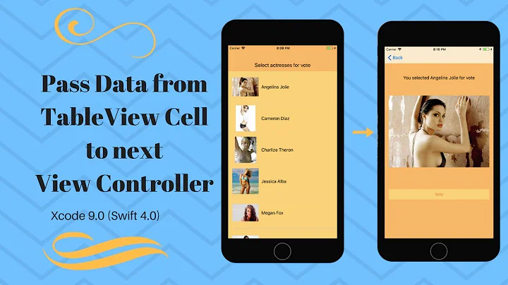 Pass data from tableView Cell to another view controller Xcode 9.0 (Swift 4.0)