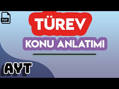 TÜREV | KONU ANLATIMI | +PDF