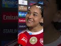 'The Atmosphere is AMAZING' 🤩 Olivia Smith on scoring at the Emirates #BarclaysWSL #Arsenal