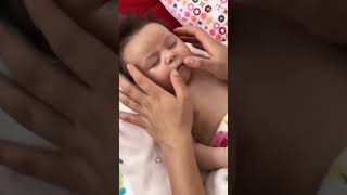 How to relax babyshorts youtubeshorts babymassage baby massagetherapy relax