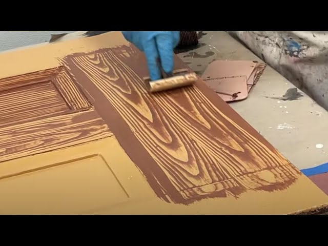 Wood Grain Design With Tinting Color Step by Step For Beginners 