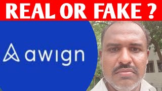 AWIGN APP Review || Work From Home Job || Real Or Fake ? || Hindi screenshot 1