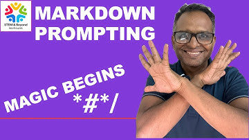 #markdowns | Markdown-prompting uitgelegd in het Engels | Prompt Engineering