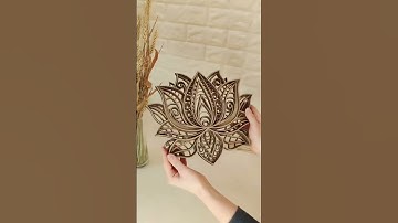 Layered Mandala for laser cutting #craft #lasercut #lasercutting #dxf #cnc #lasercnc