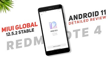 MIUI Global 12.5.2 Stable For Redmi Note 4 | Android 11 | Smooth UI | Detailed Review