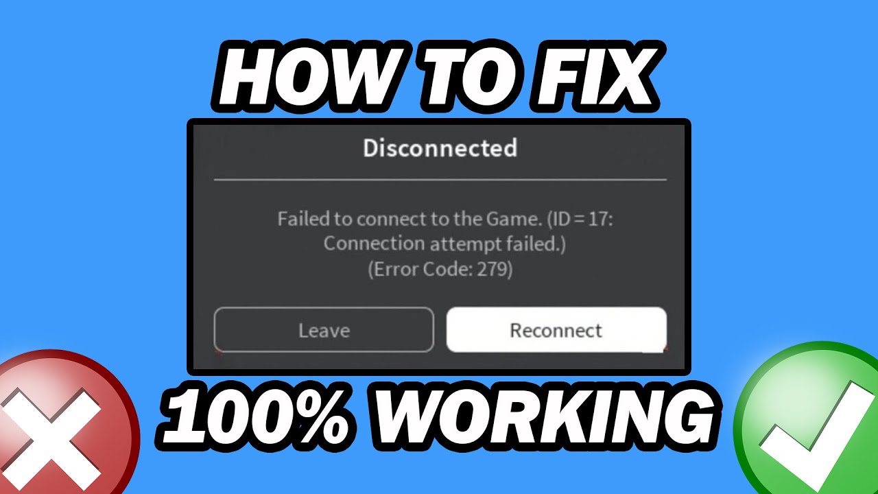 Roblox Error Code 279: 100% Working Solutions (PROVEN Fix!) in