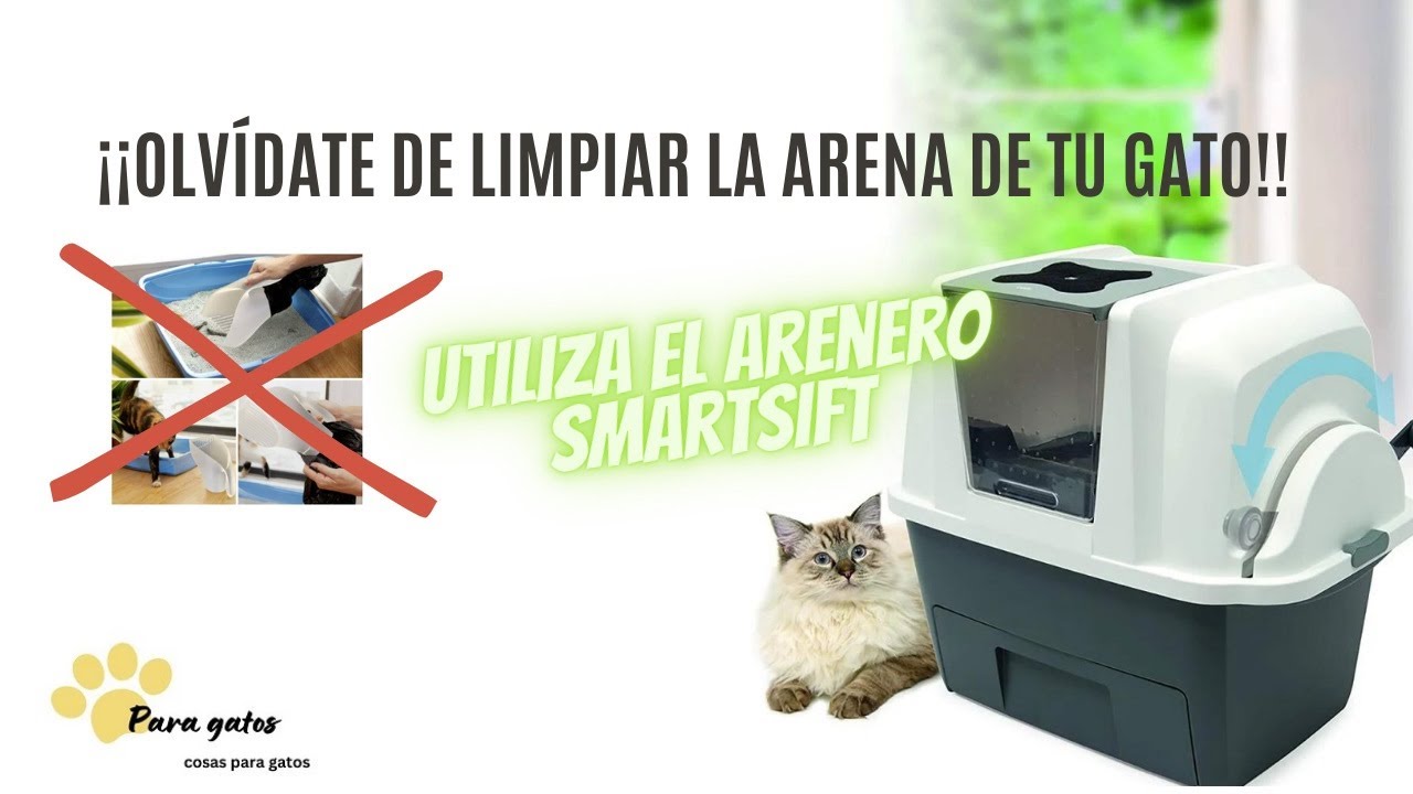 Arenero automático SmartSift en Mimopets