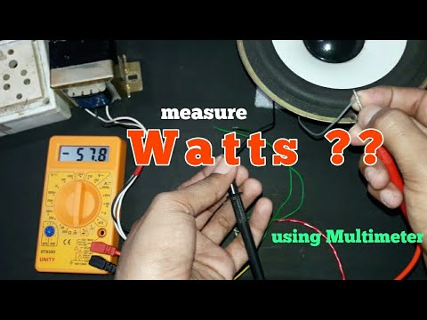 How to measure  amplifier watts using multimeter [English subtitle]