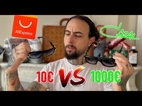 LUNETTES À 10€ VS LUNETTES À 1000€ (Cazal Édition Limité t’as vu)