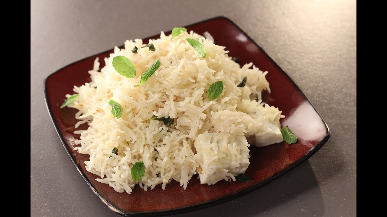 Pudina Paneer Pulao