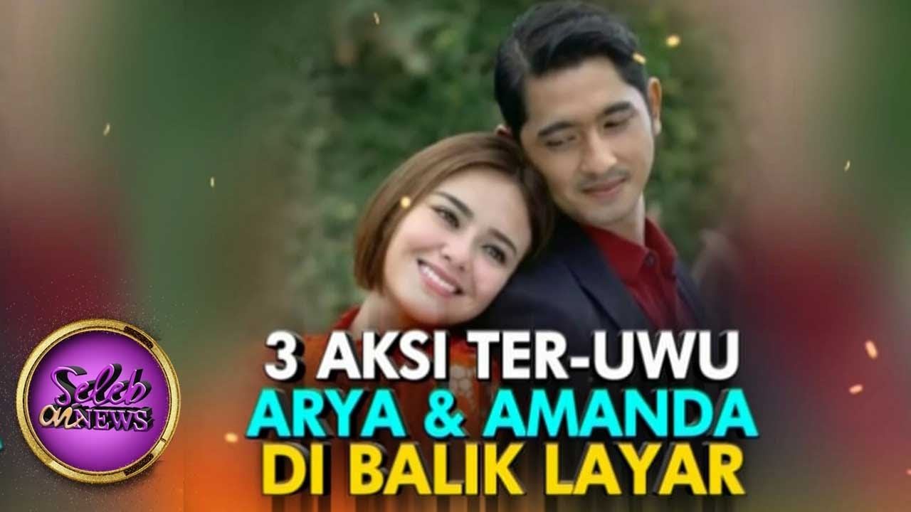 Inilah Aksi Teruwu Arya & Amanda Dibalik Layar Ikatan Cinta - Seleb On News