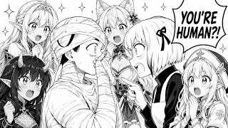 He Is the Only Human in the World of Gods & He Is Broken - Manga recap