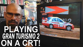 Gran Turismo 2 for PlayStation on a CRT (Memory Lane)