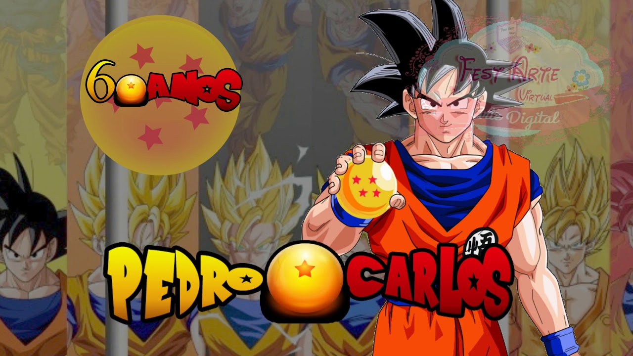 Convite Animado Dragon Ball Z