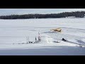 Glasair Sportsman on skis taking off