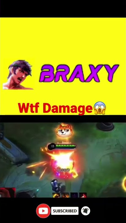 Wtf Damage Braxy😱#chou #tiktok #mobilelegends #braxy