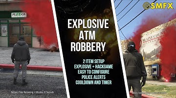 Explosive ATM Robbery | ESX and QB | OsmFX