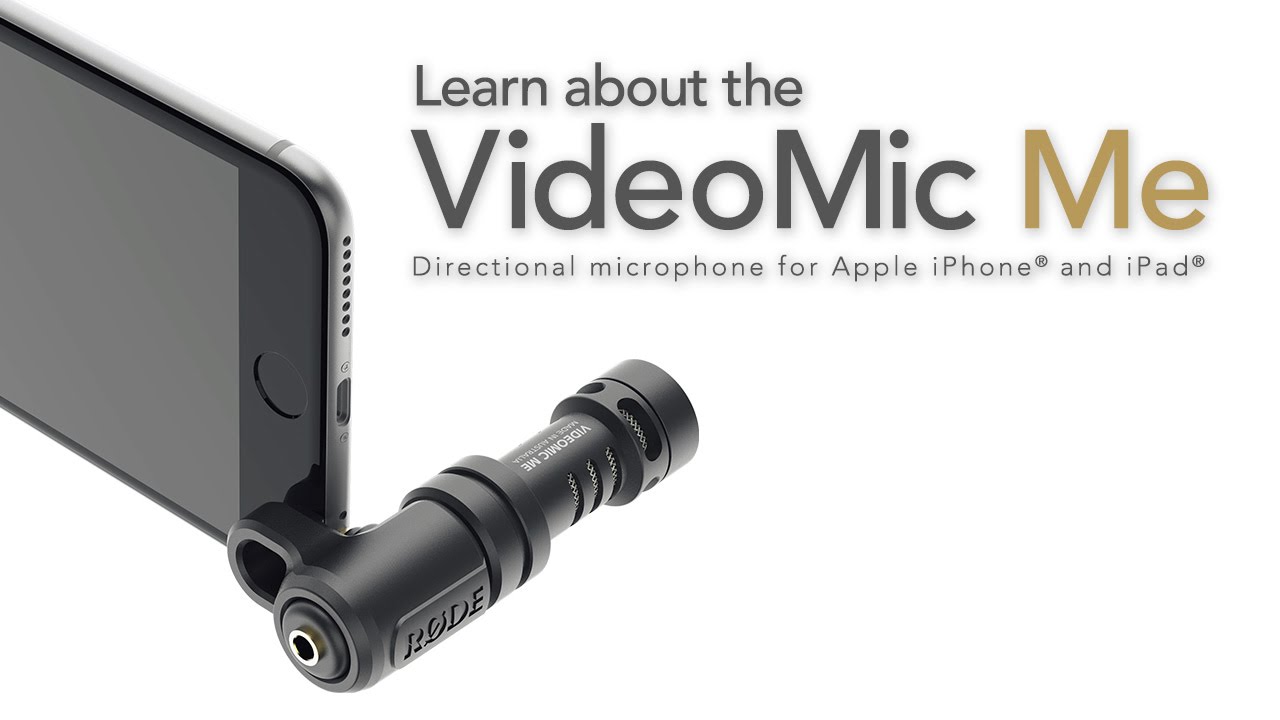 RØDE VideoMic Me Features & Specifications - YouTube