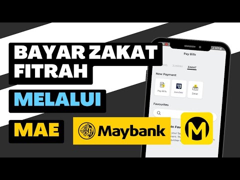 Cara Bayar Zakat Fitrah Melalui Aplikasi MAE Maybank