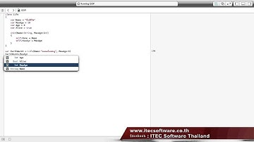 28 : สอนเขียนโปรแกรมบนระบบ iOS ด้วยภาษา Swift สำหรับผู้เริ่มต้น (Beginner) - OOP Class