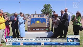 East El Paso's Ponder Park renamed