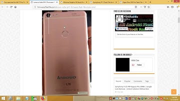 Lenovo Volte IPH1 Firmware Flash File Stock Rom Lcd Fix MT6735 FRP And Hang On Logo Fixd File Downlo