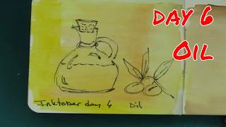 Inktober 2026 - day 6 - Oil