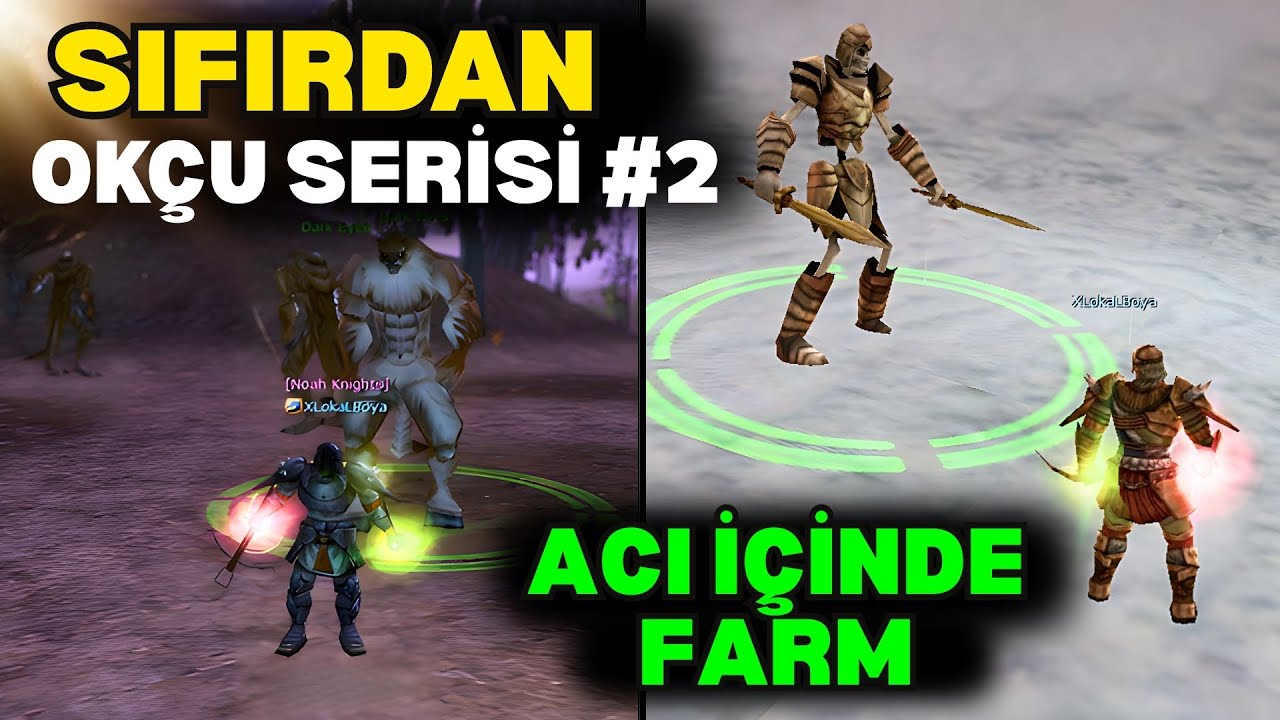FARM SLOTLARINI TEST EDEREK İLERLİYORUZ - SIFIRDAN OKÇU #2- [Knight Online]